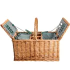 Корзина для пикника на 3 отделения с термосумкой 48*33*43 см