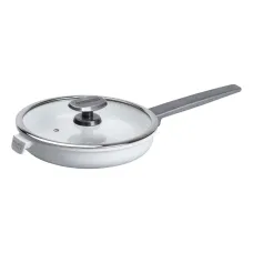 Сковорода универсальная MGC Designed алюминиевая 24 см с антипригарным покрытием, белый