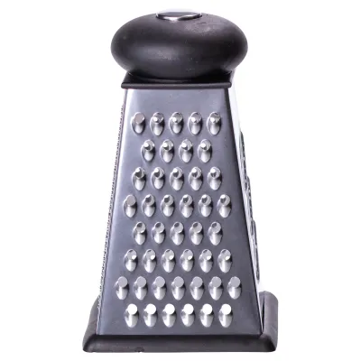 Тертка чотиристороння з прогумованою ручкою 12.5*12.5*21 см