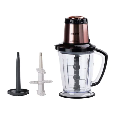 Чоппер кухонный Sokany SK-7039 на 6 лезвий, бронза