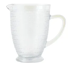 Кувшин для напитков 1,2 л из толстого стекла, прозрачный