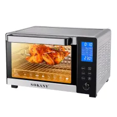 Духовка электрическая настольная SOKANY SK-10009 объемом 35 литров с таймером, белый