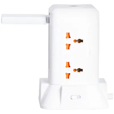 Мережевий фільтр-подовжувач TOWER 6 розеток 3USB + 1PD 2,8 метри Мережевий фільтр-подовжувач TOWER 6 розеток 3USB + 1PD 2,8 метри