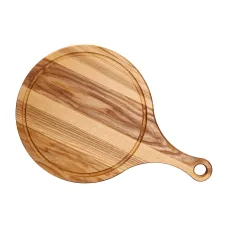 Разделочная доска круглая 30*45 см, ясень