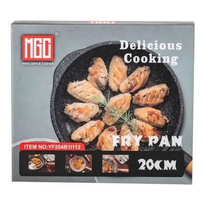 Сковорода универсальная MGC алюминиевая 20 см с антипригарным покрытием, кофейный Сковорода универсальная MGC алюминиевая 20 см с антипригарным покрытием, кофейный