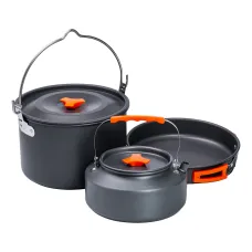 Набор туристической посуды 3 предмета 21/18/22 см