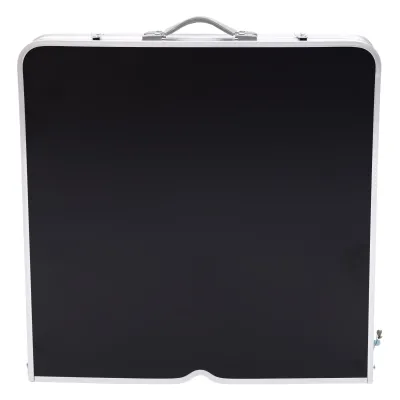 Набор мебели для пикника усиленный стол и 4 стула 120*60*75/65/55 см, черный