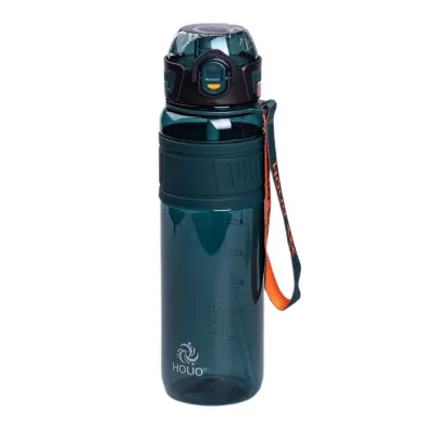 Бутылка для воды спортивная Houo 1 л с флип крышкой, темно-зеленый