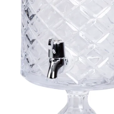 Лимонадниця скляна Classic на 4.5 л на квадратній ніжці