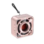 Портативная мини-колонка 5W BT/TF/USB/AUX 5 Вт, розовый