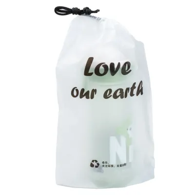 Пляшка для води Nice 620 мл із кришкою фліп топ на защіпці, зелений