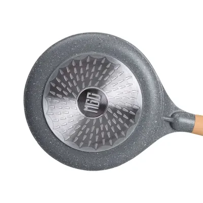 Сковорода для млинців MGC з мармуровим антипригарним покриттям 22 см, сірий Сковорода для млинців MGC з мармуровим антипригарним покриттям 22 см, сірий