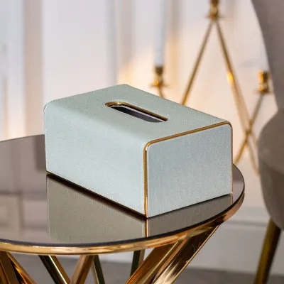 Салфетница текстильная 21х13,5х9 см, мятный Салфетница текстильная 21х13,5х9 см, мятный