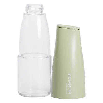 Бутылка для масла и уксуса 500 мл с гравитационной крышкой, зеленый Бутылка для масла и уксуса 500 мл с гравитационной крышкой, зеленый