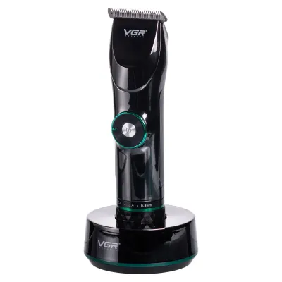 Машинка для стрижки VGR V-256 аккумуляторная с насадками, черный