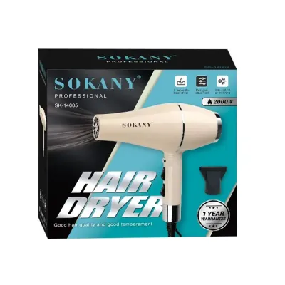 Фен для волос SOKANY SK-14005 с 2 насадками 1500 Вт Фен для волос SOKANY SK-14005 с 2 насадками 1500 Вт