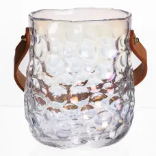 Ваза для цветов и декора Сумочка 800 мл, радужный