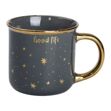 Чашка фарфоровая Good life 320 мл, зеленый