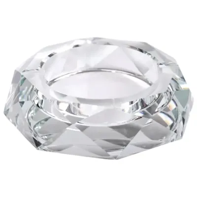 Пепельница стеклянная Crystal Glass круглая, прозрачный Пепельница стеклянная Crystal Glass круглая, прозрачный