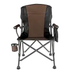 Крісло туристичне розкладне 60*57*92 см з підлокітниками, коричневий