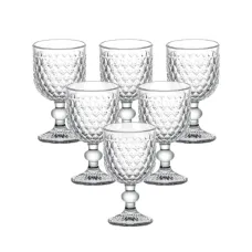 Набор рюмок для напитков 6 штук из хрустального стекла, прозрачный