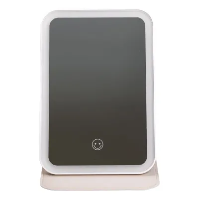 Косметичне дзеркало-планшет з LED-підсвіткою 19,5х13,5 см, білий