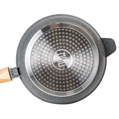 Сковорода універсальна MGC алюмінієва 26 см зі знімною ручкою, сірий Сковорода універсальна MGC алюмінієва 26 см зі знімною ручкою, сірий