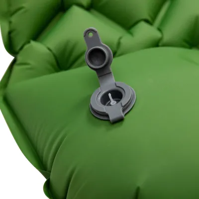 Матрас надувной из TPU 190*55*3 см с подушкой, зеленый Матрас надувной из TPU 190*55*3 см с подушкой, зеленый