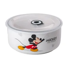Детская миска для лапши Mickey фарфоровая 850 мл, белый