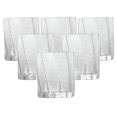 Набор стаканов 3-D print 6 штук по 300 мл, прозрачный