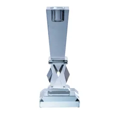 Подсвечник стеклянный Night Crystal 22 см