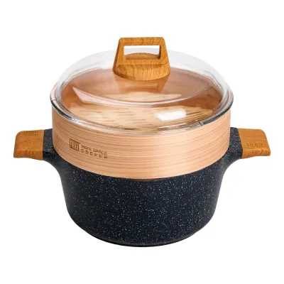 Набір посуду MGC 9 предметів з антипригарним покриттям 1,5/2,5/4 л, синій