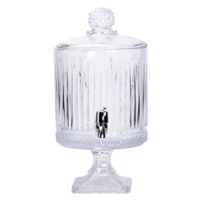 Лимонадниця скляна Vintage на 4.5 л на квадратній ніжці Лимонадниця скляна Vintage на 4.5 л на квадратній ніжці