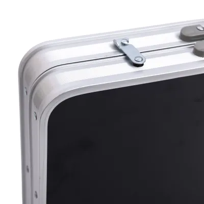 Набор мебели для пикника усиленный стол и 4 стула 120*60*75/65/55 см, черный