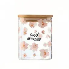 Банка для сыпучих продуктов Sakura 900 мл с крышкой