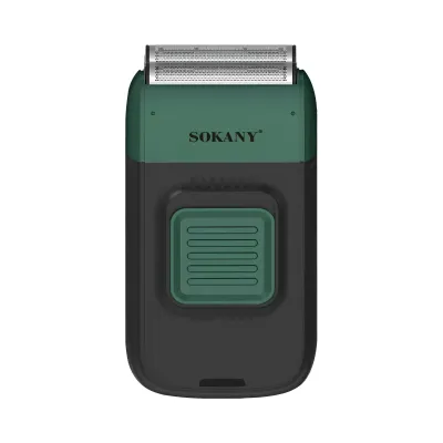 Електробритва-шейвер SOKANY SK-385 чоловіча професійна для сухого гоління, зелений