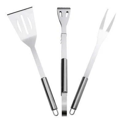 Набор аксессуаров для гриля и барбекю в чехле 3 предмета Набор аксессуаров для гриля и барбекю в чехле 3 предмета