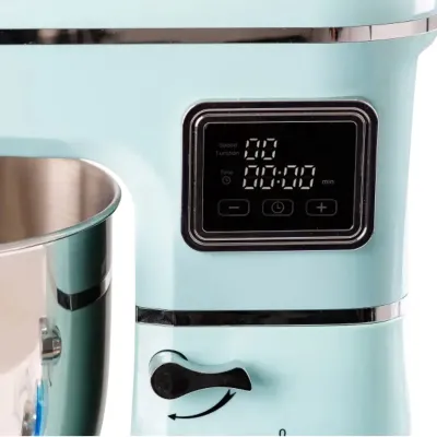 Міксер планетарний Sokany SK-277 із чашею із нержавіючої сталі на 8 л, блакитний