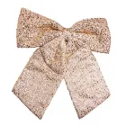 Бант новогодний с пайетками 55*70 см, золотой