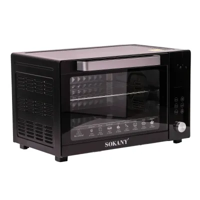 Духовка электрическая настольная SOKANY SK-10011 объемом 50 литров с таймером, черный Духовка электрическая настольная SOKANY SK-10011 объемом 50 литров с таймером, черный