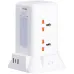 Мережевий фільтр-подовжувач TOWER 6 розеток 3USB + 1PD 2,8 метри