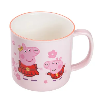 Чашка порцелянова Peppa Pig 400 мл, рожевий