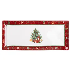 Блюдо сервировочное Christmas прямоугольное 36*16 см