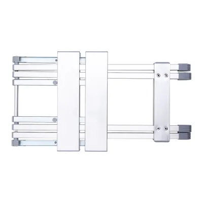 Набор мебели для пикника усиленный стол и 4 стула 120*60*75/65/55 см, серый