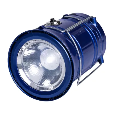 Кемпинговый фонарь светодиодный подвесной телескопический, синий Кемпинговый фонарь светодиодный подвесной телескопический, синий