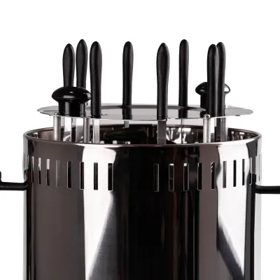 Электрошашлычница вертикальная Sokany SK-6113 на 8 шампуров Электрошашлычница вертикальная Sokany SK-6113 на 8 шампуров