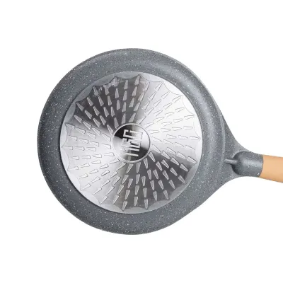 Сковорода для млинців MGC з мармуровим антипригарним покриттям 24 см, сірий Сковорода для млинців MGC з мармуровим антипригарним покриттям 24 см, сірий