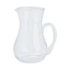 Кувшин Cali из толстого стекла фигурный 1.2 л, прозрачный