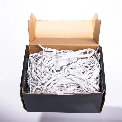 Гірлянда Бахрома вулична 200 LED 12 м від мережі біла нитка, мультиколір