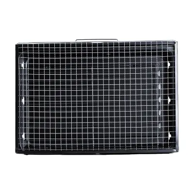 Мангал-чемодан складной с решеткой из нержавеющей стали